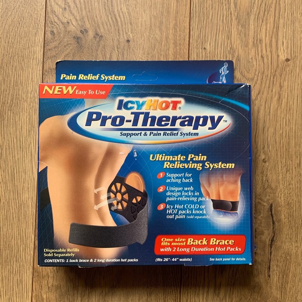 IcyHot Pro Therapy Back Brave with Inserts-NEW